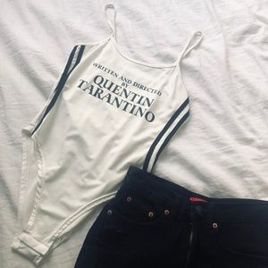 Quentin Tarantino White Body Suit